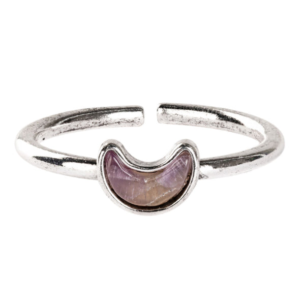 RING - MOON Amethyst - ADJUSTABLE-hotRAGS.com