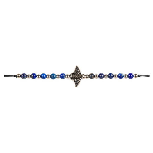 BRACELET - PULL TIE MOTH - LAPIS-hotRAGS.com