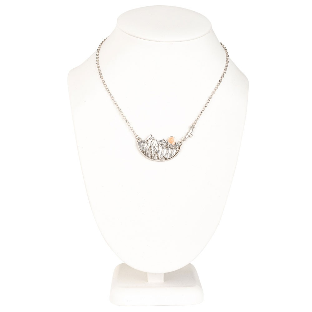 NECKLACE - MOUNTAIN - SILVER-hotRAGS.com