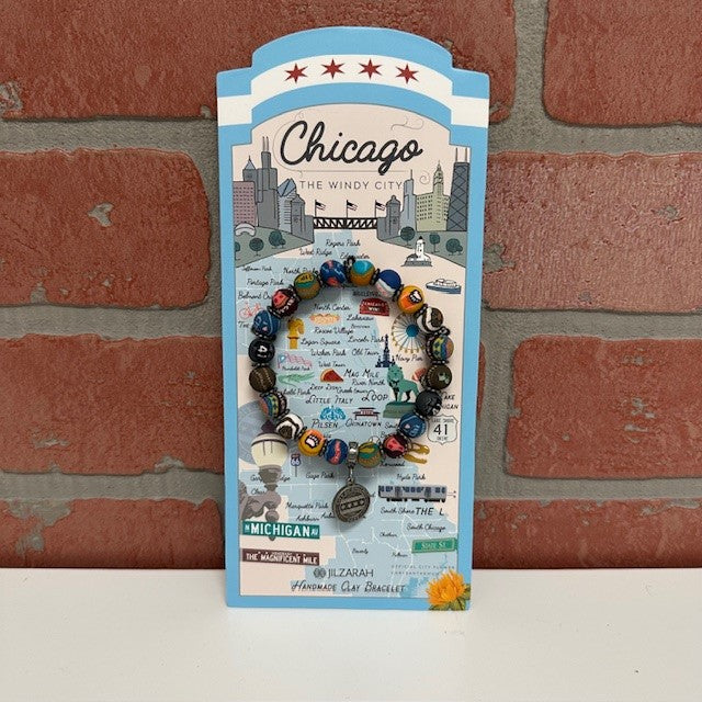 BRACELET - CHICAGO CLAY BEADS-hotRAGS.com