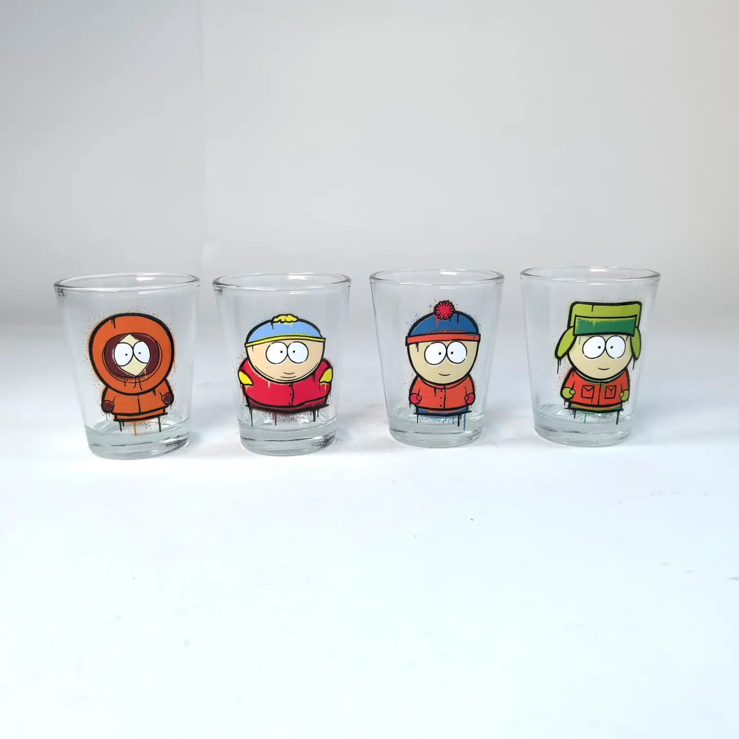 Glass Set - Mini South Park Graffiti - 4pc 1.5oz-hotRAGS.com