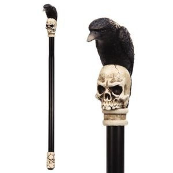 Cane - Walking Staff Raven-hotRAGS.com