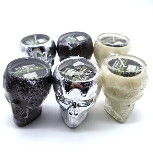 Candle - Skull Smoke Eater-hotRAGS.com