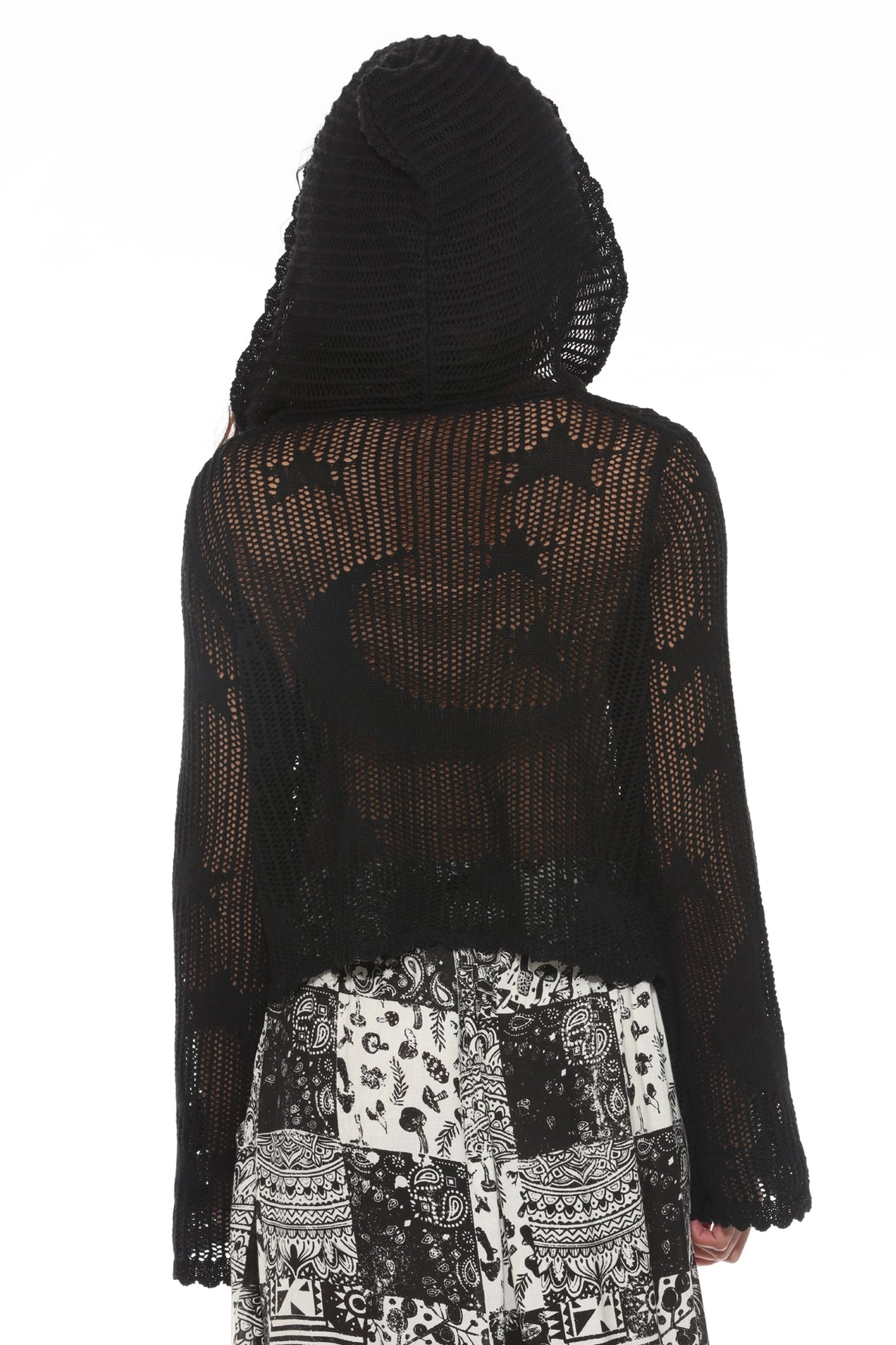 Jr Hoody - Crochet Celestial - Black-hotRAGS.com