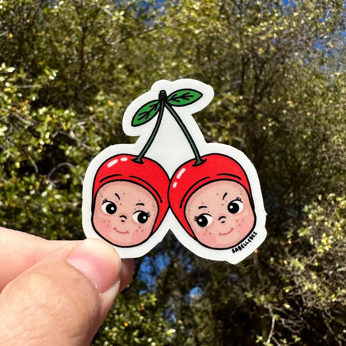 Sticker - Cherry Babies-hotRAGS.com