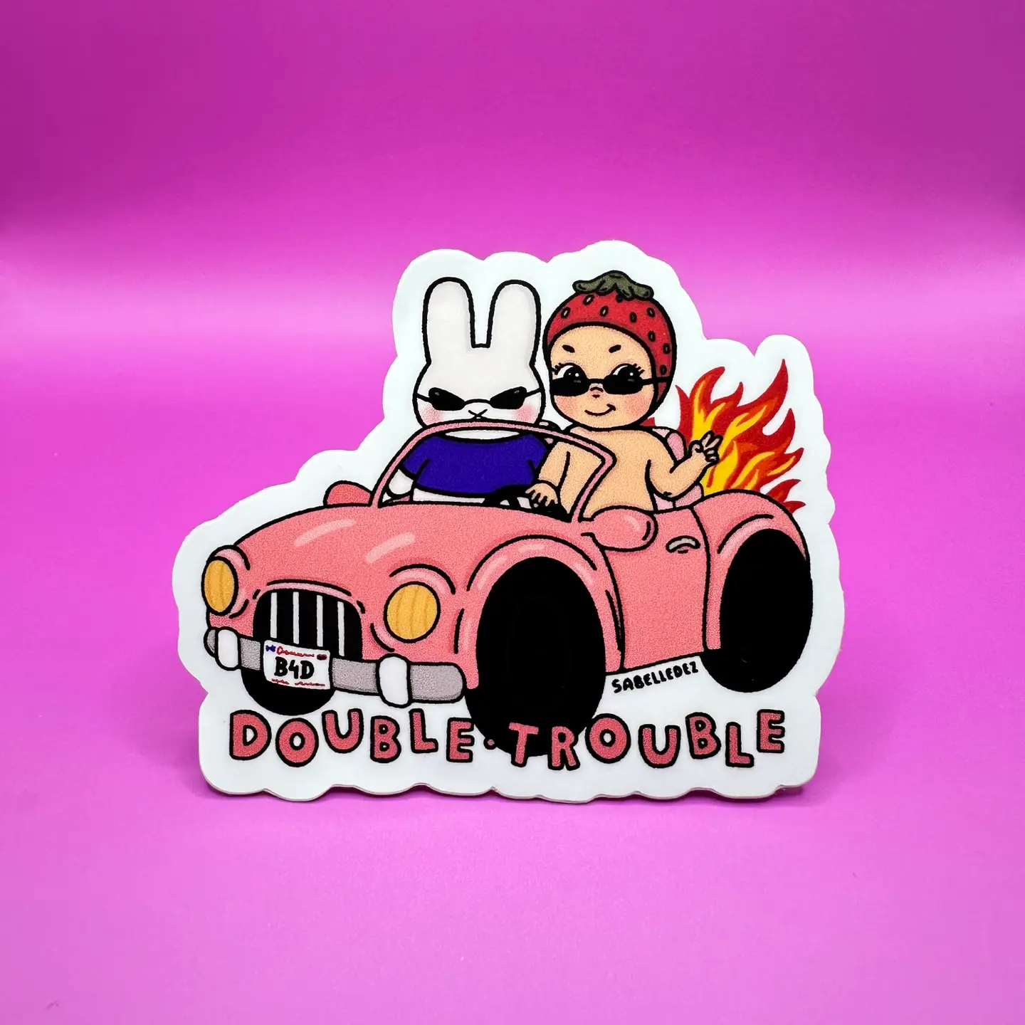 Sticker - Double Trouble-hotRAGS.com