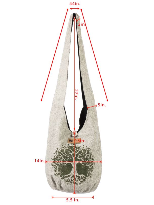 tree of life cross body bag