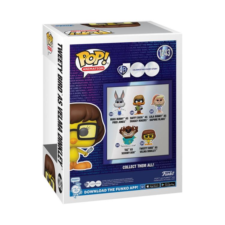 Funko POP! Warner Bros. 100th Anniversary Looney Tunes x Scooby-Doo - Tweety Bird as Velma Dinkley-hotRAGS.com