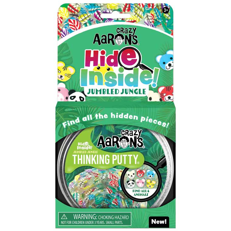 Crazy Aaron's Thinking Putty Hide Inside! Jumbled Jungle-hotRAGS.com