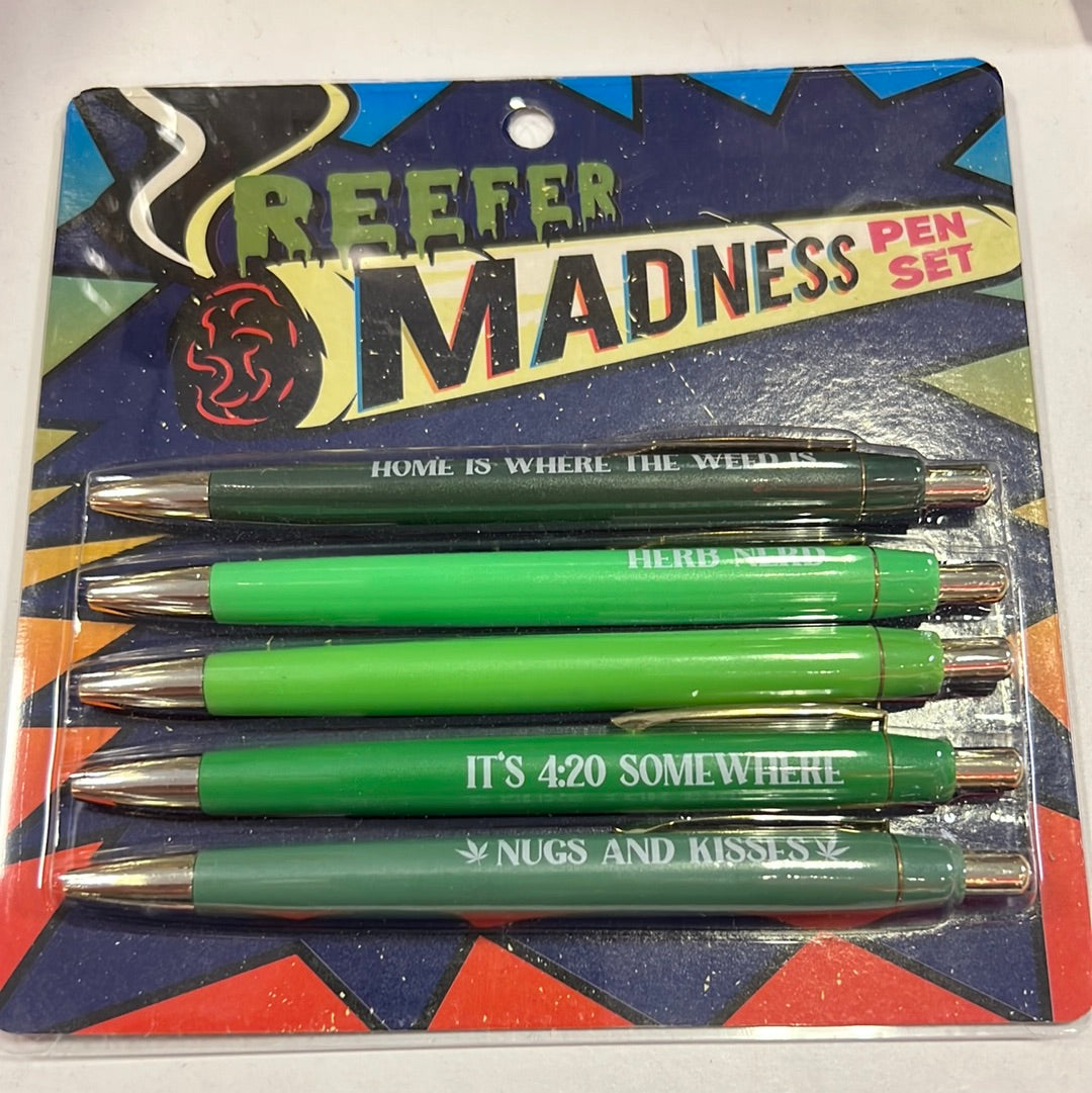 Pen Set Reefer Madness-hotRAGS.com